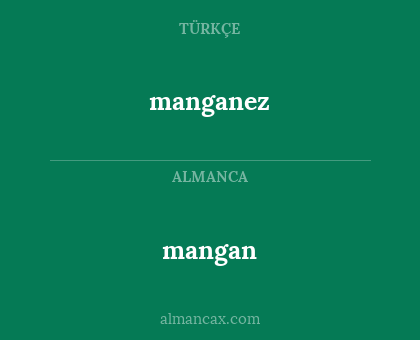 manganez - mangan