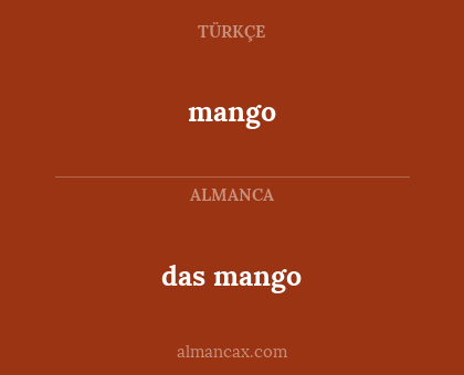 das mango - mango
