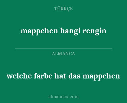 welche farbe hat das mappchen - mappchen hangi rengin