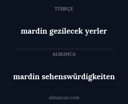 mardin sehenswürdigkeiten - mardin gezilecek yerler