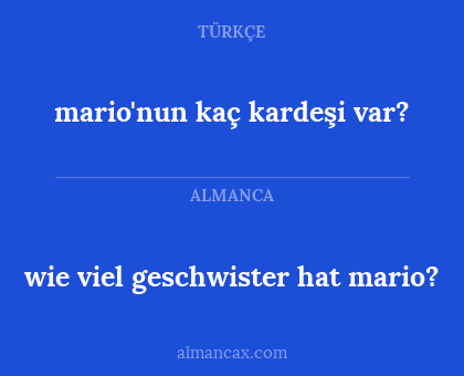 wie viel geschwister hat mario? - mario'nun kaç kardeşi var?