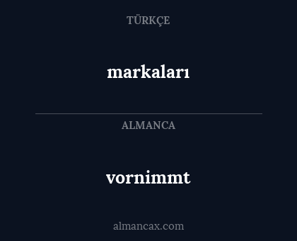 markaları - vornimmt