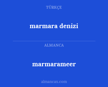 marmarameer - marmara denizi