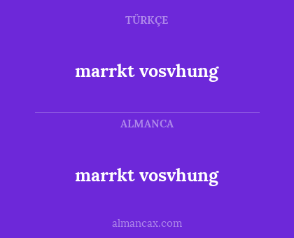marrkt vosvhung - marrkt vosvhung