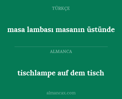 tischlampe auf dem tisch - masa lambası masanın üstünde