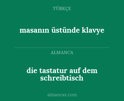 masanın üstünde klavye - die tastatur auf dem schreibtisch