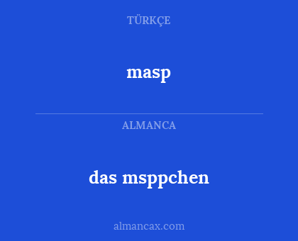 das msppchen - masp