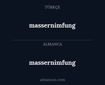 massernimfung - massernimfung