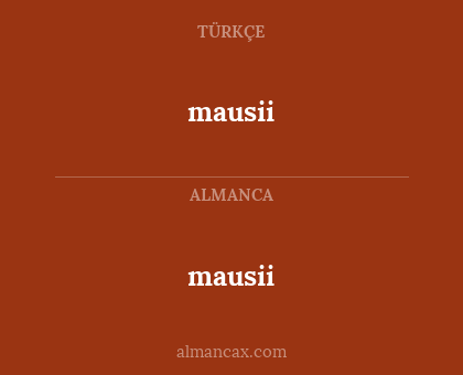 mausii - mausii