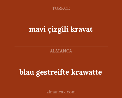 mavi çizgili kravat - blau gestreifte krawatte