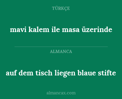 mavi kalem ile masa üzerinde - auf dem tisch liegen blaue stifte
