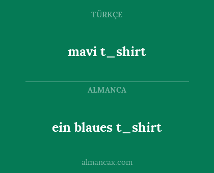 ein blaues t_shirt - mavi t_shirt
