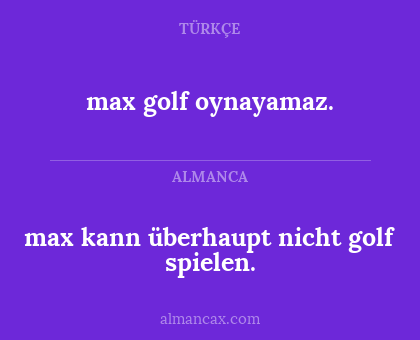max kann überhaupt nicht golf spielen. - max golf oynayamaz.