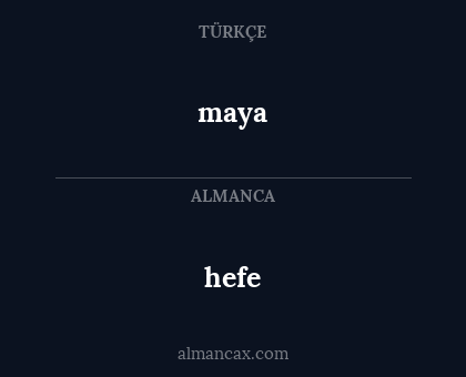 maya - hefe