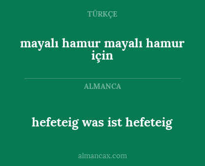 mayalı hamur mayalı hamur için - hefeteig was ist hefeteig