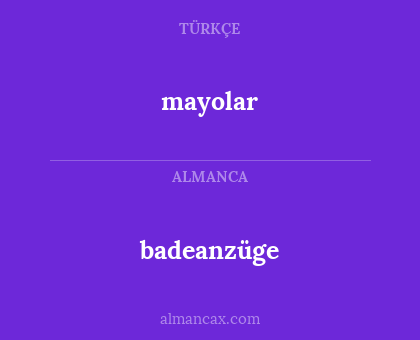 mayolar - badeanzüge