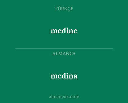 medina - medine