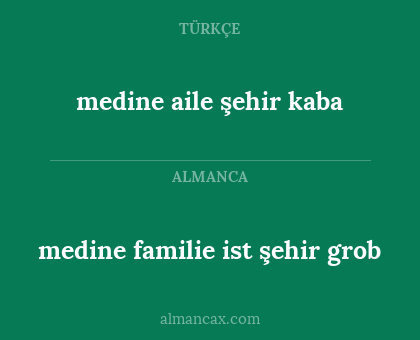 medine aile şehir kaba - medine familie ist şehir grob