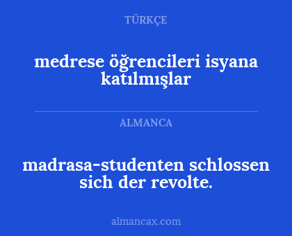 medrese öğrencileri isyana katılmışlar - madrasa-studenten schlossen sich der revolte.