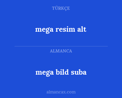 mega resim alt - mega bild suba