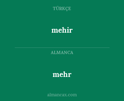 mehr - mehir
