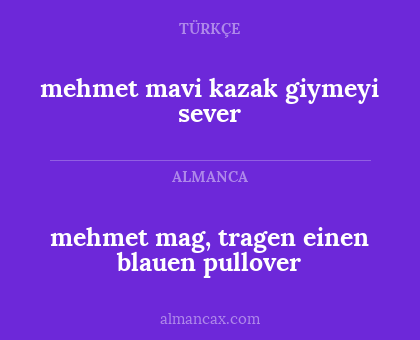 mehmet mavi kazak giymeyi sever - mehmet mag, tragen einen blauen pullover