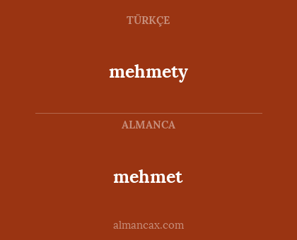 mehmety - mehmet