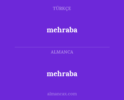 mehraba - mehraba