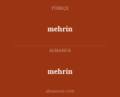 mehrin - mehrin