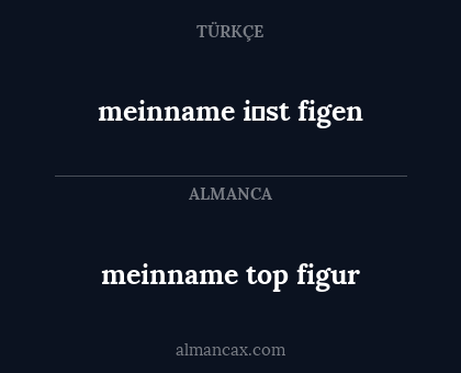 meinname top figur - meinname i̇st figen
