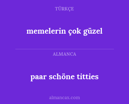 memelerin çok güzel - paar schöne titties