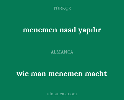 wie man menemen macht - menemen nasıl yapılır