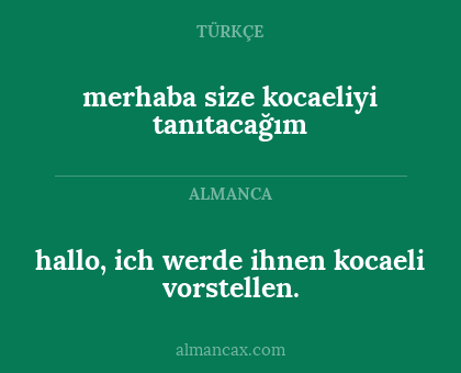 merhaba size kocaeliyi tanıtacağım - hallo, ich werde ihnen kocaeli vorstellen.
