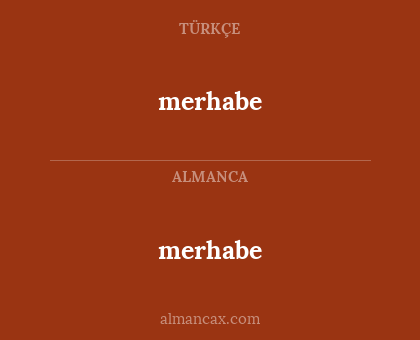 merhabe - merhabe