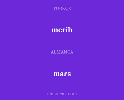 mars - merih