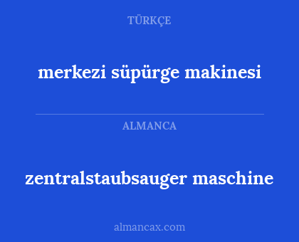 zentralstaubsauger maschine - merkezi süpürge makinesi