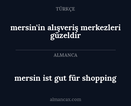 mersin ist gut für shopping - mersin'in alışveriş merkezleri güzeldir