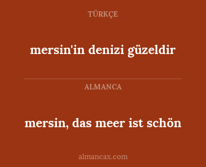 mersin'in denizi güzeldir - mersin, das meer ist schön