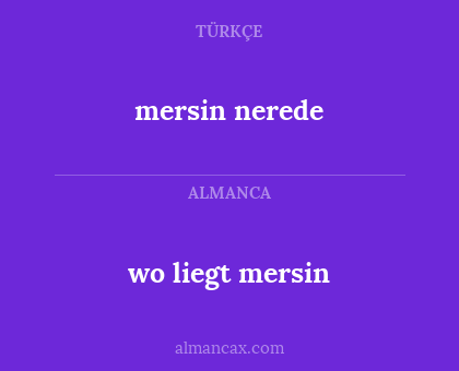 mersin nerede - wo liegt mersin