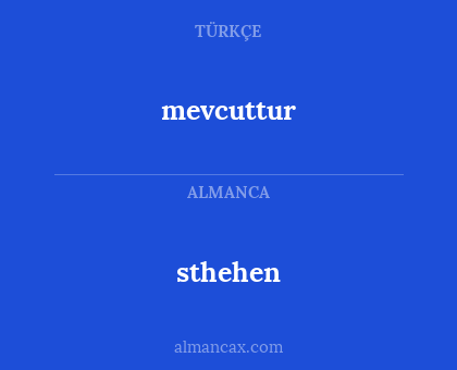 sthehen - mevcuttur