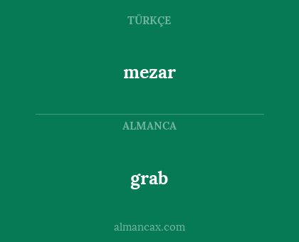 mezar - grab