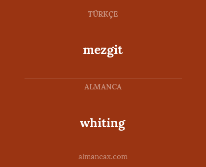 mezgit - whiting