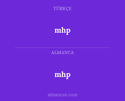 mhp - mhp
