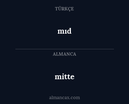 mıd - mitte