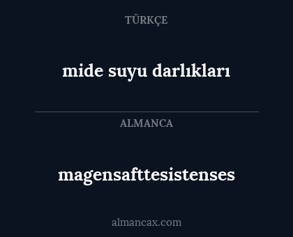 magensafttesistenses - mide suyu darlıkları
