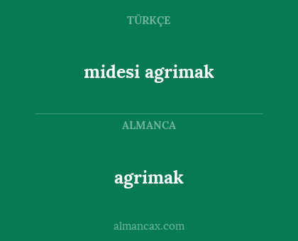 agrimak - midesi agrimak