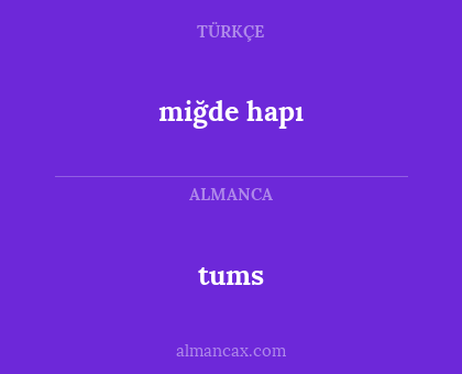 miğde hapı - tums