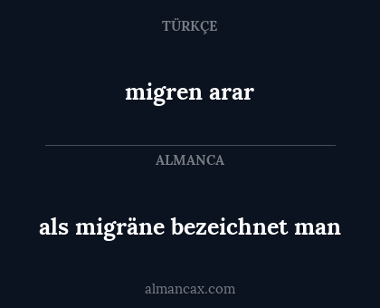 als migräne bezeichnet man - migren arar