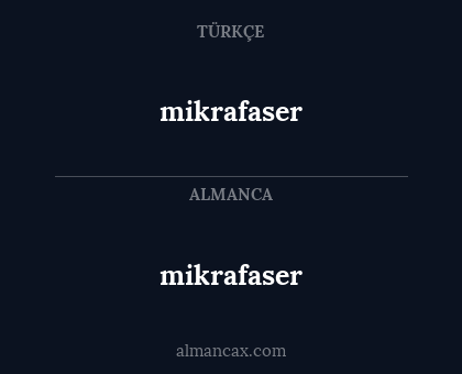 mikrafaser - mikrafaser