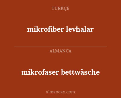 mikrofaser bettwäsche - mikrofiber levhalar